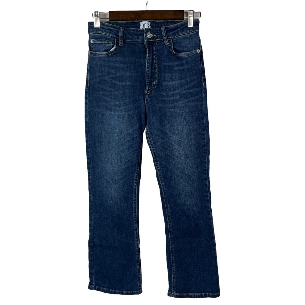 Urban Outfitters BDG Dark Wash High Rise Straight Leg Jeans 27